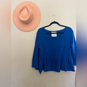 We The Free peplum top size medium